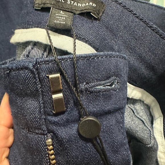 Universal Standard Navy Wide-Leg High-Waist Trousers - Picture 7 of 11